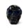 Teschio Decorativo con Effetto Caverna di Cristallo - Nero