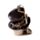 Teschio Decorativo Stile Steampunk con Maschera Antigas & Cappello