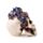 Teschio Decorativo con Fiori di Vite Viola