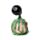 Teschio Decorativo con Pozione Verde - Urlo