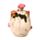 Teschio Decorativo con Funghi &  Muschio