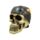 Teschio Decorativo con Bandana da Biker 