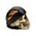 Teschio Decorativo con Bandana da Biker 
