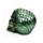 Teschio Decorativo con Scaglie di Drago Metalliche