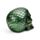 Teschio Decorativo con Scaglie di Drago Metalliche