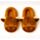 Pantofole in Peluche Antiscivolo - Bue Scozzese - Taglia EU39-41 / UK6-8