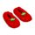 Pantofole in Peluche Antiscivolo - Fragola - Foodiemals - Taglia EU39-41 / UK6-9