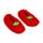 Pantofole in Peluche Antiscivolo - Fragola - FOODIEMALS - Taglia EU36-38 / UK3-6