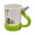Tazza in Ceramica con Manico a Forma di Tubo da Giardino