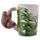 Tazza in Ceramica con Manico a Forma di Bradipo - Foglie Tropicali