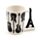 Tazza in Ceramica con Manico a Forma di Chitarra - Rock