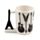 Tazza in Ceramica con Manico a Forma di Chitarra - Rock