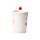 Tazza in Ceramica con Cuore Rosso su Manico - Cuori - Amore