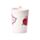 Tazza in Ceramica con Manico a Forma di Cuori - J'Adoramals - Baci XOXO