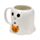 Tazza in Ceramica a Forma di Fantasma con Zucca - Trick or Treat SPOOKY