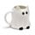 Tazza in Ceramica a Forma di Gatto Fantasma SPOOKY