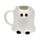 Tazza in Ceramica a Forma di Gatto Fantasma SPOOKY