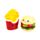 Set Sale e Pepe in Ceramica - Hammy, l'Hamburger & Patatine Fritte - Foodiemals
