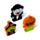 Set di 3 Gomme da Cancellare - Strega, Vampiro e Zucca