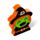Set di 3 Gomme da Cancellare - Strega, Vampiro e Zucca
