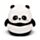 Temperamatite e Gomma 2 in 1  - Panda