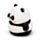 Temperamatite e Gomma 2 in 1  - Panda