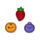 Set di 3 Gomme da Cancellare - Frutta - Foodiemals