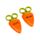 Forbici per Bambini con Custodia -  Cecil la Carota - Foodiemals