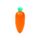 Evidenziatore con Topper - Carota