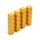 Set di 4 Gomme da Cancellare Sagomate - Patatine Fritte - Foodiemals