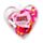 Mini gomme a forma di cuore in contenitore a forma di cuore - J'Adoramals