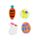 Confezione di Mini Gomme da Cancellare - Uovo - Springtime