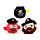 Antistress di Peluche - Pirati - Jolly Rogers - Squeezies