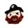 Antistress di Peluche - Pirati - Jolly Rogers - Squeezies