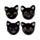 Antistress di Peluche - Biscotto della Fortuna - Lucky il Gatto Nero