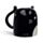 Tazza Sottosopra in Ceramica - Gatto Nero - Feline Fine