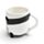 Tazza Sottosopra in Ceramica - Panda