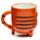 Tazza Sottosopra in Ceramica - Tigre - Animali Dolci Selvatici ADORAMALS
