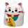 Tazza Sottosopra in Ceramica - Maneki Neko Gatto Portafortuna