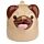 Tazza Sottosopra in Ceramica - Cani - Pug Carlino