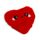 Set di 2 Scaldamani in Peluche a Forma di Cuore - J'Adoramals