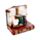 Espositore con LED per Statuette Gatti Neri con Cappello da Strega & Gufi Magici