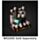 Espositore con LED per Statuette Gatti Neri con Cappello da Strega & Gufi Magici