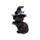 Statuette per Mini Mondo - Gatti Neri con Cappello da Strega
