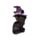 Statuette per Mini Mondo - Gatti Neri con Cappello da Strega
