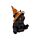 Statuette per Mini Mondo - Gatti Neri con Cappello da Strega