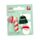Set di 3 Mini Mollette Natalizie per Capelli - Banda Natalizia