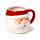 Tazza in Ceramica a Forma di Babbo Natale