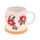 Tazza in Grès Porcellanato - Stella di Natale