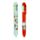 Penna Multicolore Natalizia (6 Colori) - Snoopy & Woodstock - PEANUTS